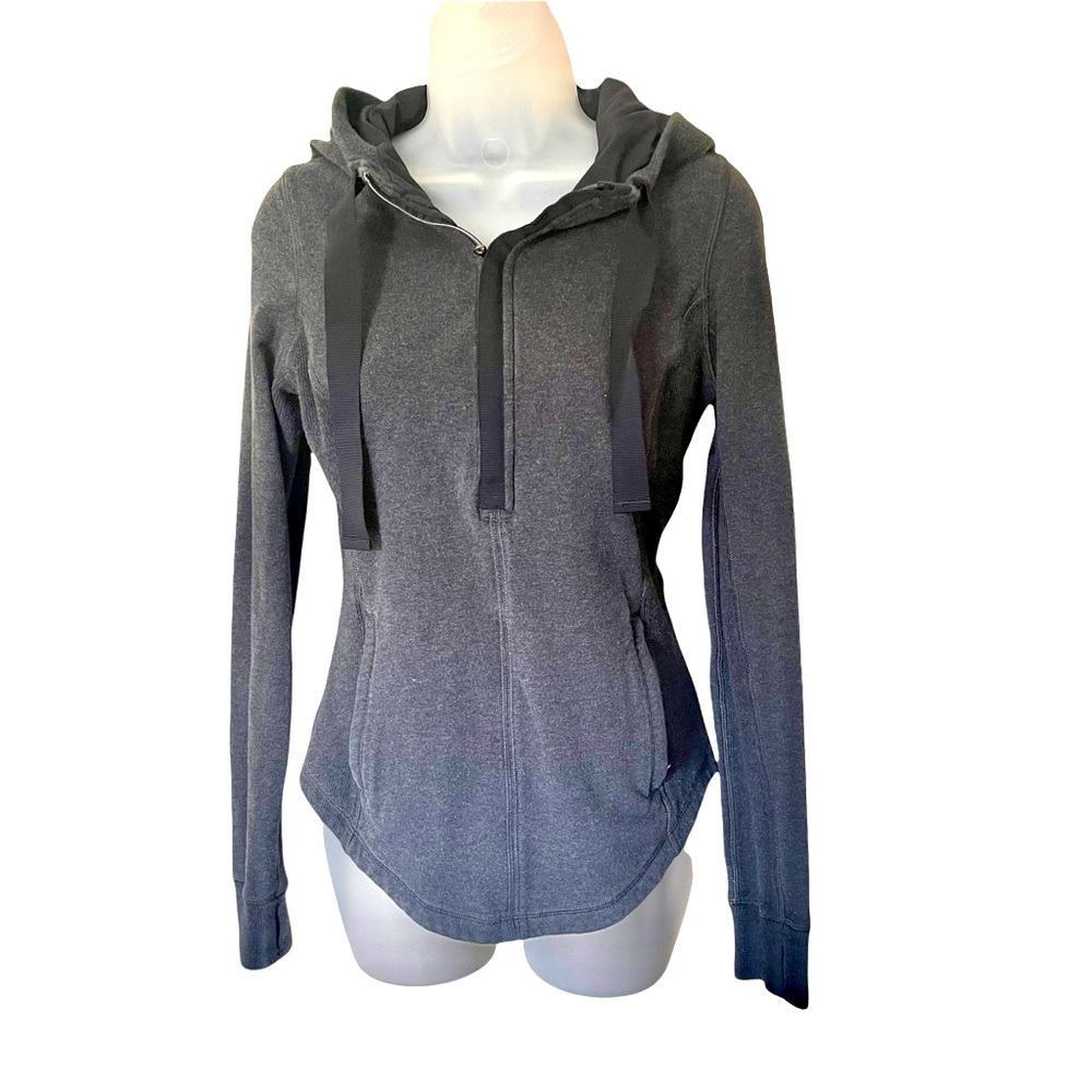 Lululemon Pullover Sweatshirt Hooded Gray Size 6